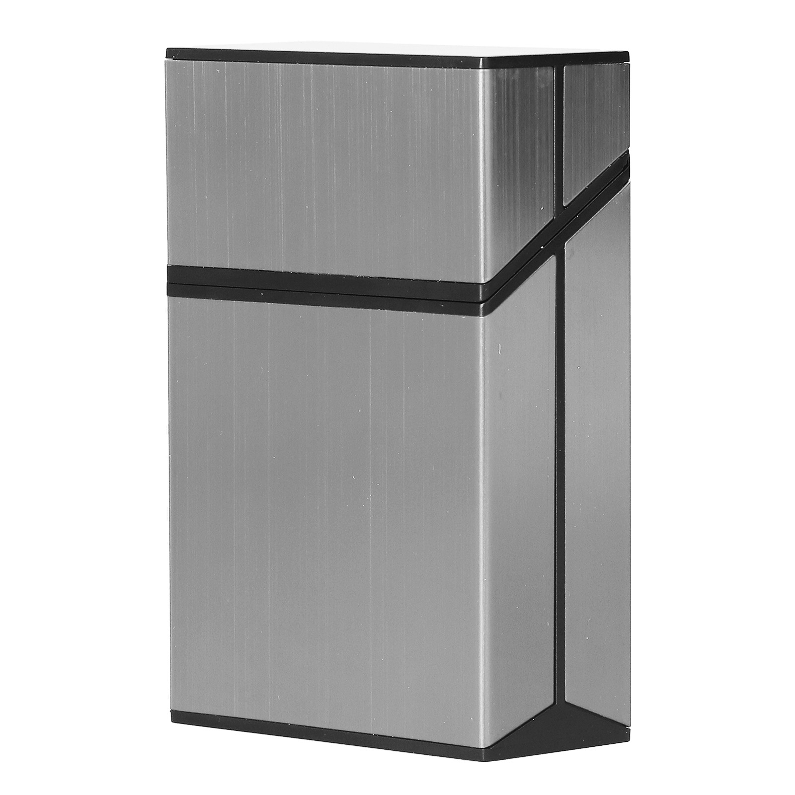 (Grey)Aluminum Cigarette Case Brushed Cigarette Box Waterproof Exquisite eBay