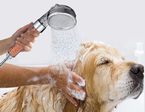 Water Saving High Pressure Shower Head, 3 Modes Handheld Spa Bath Shower Head - Picture 9 of 10