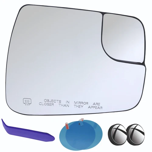 Passenger Side Mirror Glass for RAM 1500 2019 - 2025 Heated Without Blind Spot