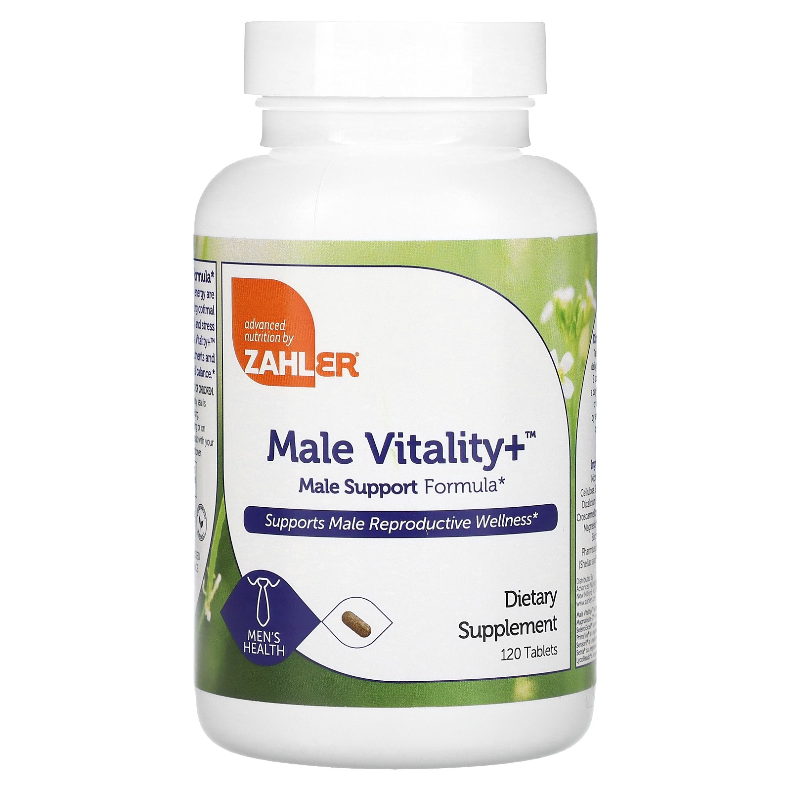 Male Vitality +, поддерживает репродуктивное здоровье мужчин, 120 таблеток