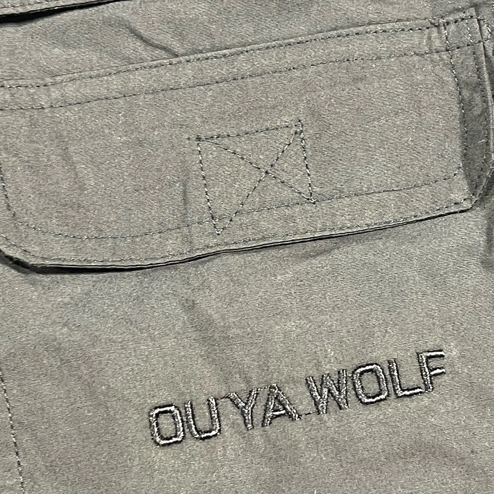 OU YA WOLF Mens Vest 3XL Cargo Black Outdoor Fishing Utility Hunting M2Y - Image 2 of 4