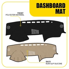 Leather Dash Mat Dashboard Cover Dashmat Interior Pad for Acura TL 2004-2008