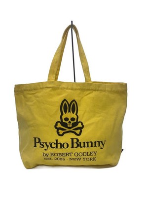 Psycho Bunny Tote Bag Yellow, Print Cracked, Stained | eBay