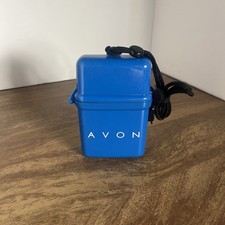 Vintage 2003 Avon Blue Beach Caddy With Strap. New No Box