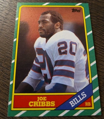 Joe Cribbs #385 1986 Topps card