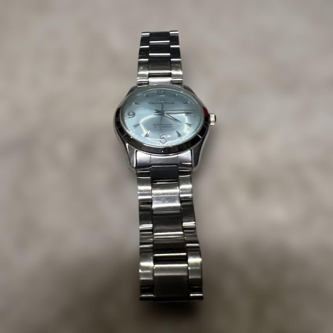 ORIENT STAR automatic watch, silver with light bl… - image 3
