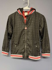 Disney Marvel Avengers Black Hooded Jacket Kids Size 7/8 Up To 128cm