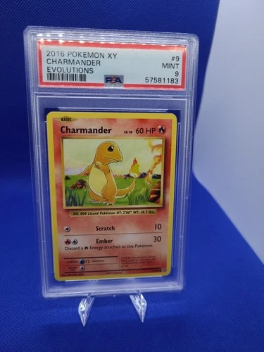 2016 Pokemon XY Evolutions 9/108 Charmander PSA 9 MINT