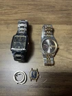 3 Seiko Watches Not Working, Battery’s? For Parts Men Women