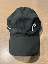New HEAD Unisex Dry-Fit Tennis Hat Adjustable Black Classic Cap 952802 Lot Multi