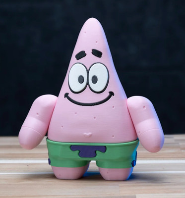 3D-gedruckte Spongebob Patrick Chunk Kit Figur