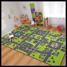 4x6 Kids Car City Road Rug for Playroom Classroom