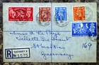 GB 1951 Registered Guernsey FDC Festival of Britain & G.VI Definitives (3) GX198
