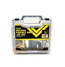 General Tools Heavy Duty, All-In-One Aluminum Pocket Hole Jig Kit 76 Piece Set