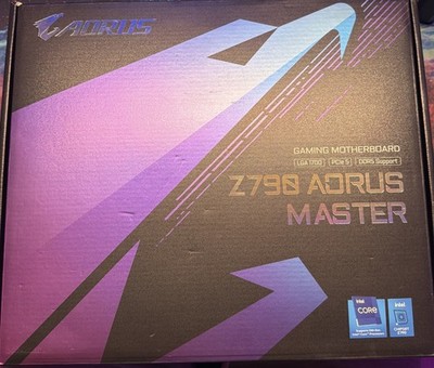 GIGABYTE Z790 AORUS MASTER LGA 1700 Intel EATX Motherboard with DDR5