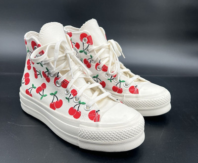 Converse Chuck Taylor All Star Platform - Cherry Print shoes -  Womens Size 6