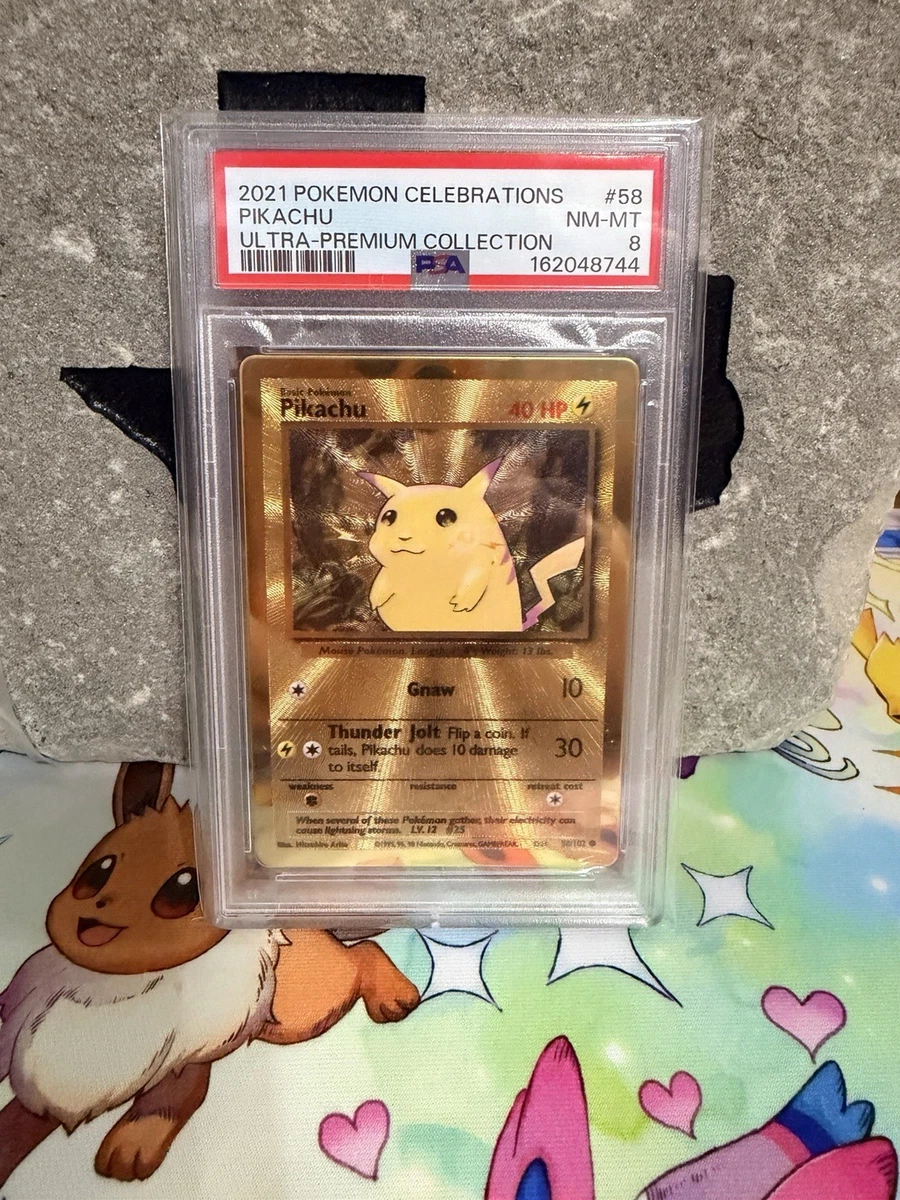 Pikachu Pokémon TCG Metal English Collectible Individual Card
