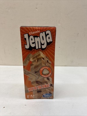 Hasbro Classic Jenga Game 2019 Genuine Hardwood Blocks 54 Pieces  6+ New In Box