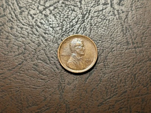 1918 Lincoln Wheat Cent AU BN