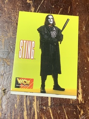 Sting WCW NWO Wrestling standee card pop up