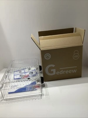 Gedreew Thermostat Lock Box Cover with Combination Lock clear set of 2, New