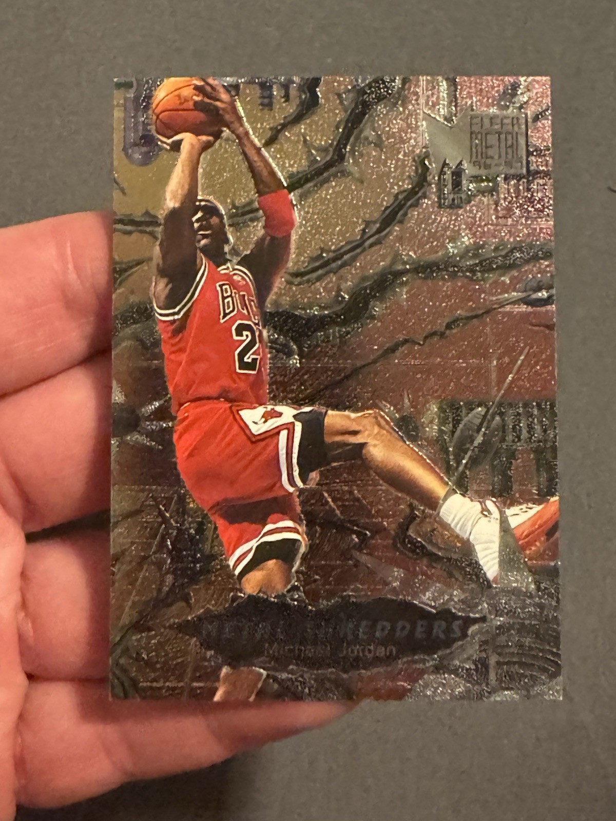 1996-97 Fleer Metal - Metal Shredders Michael Jordan #241