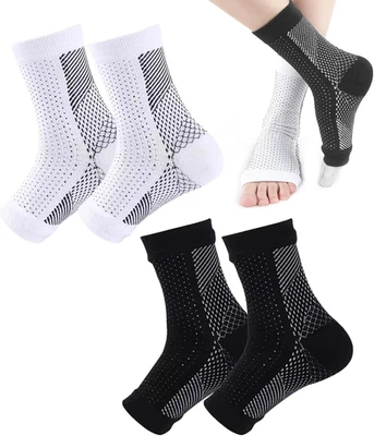 HSLPSM 2 Paar/3 Paar Orthopädische Kompressionssocken, Kompressions-Socken Nachts, Gege