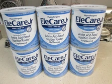 EleCare Jr unflavored formula, 6 cans X 14.1 oz/can, expire AUG 2026, DHA/LUTEIN
