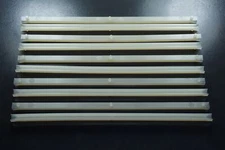 Lot of 10 RN-800-3 Essentra Components 8" Nylon Narrow Card Guide NOS