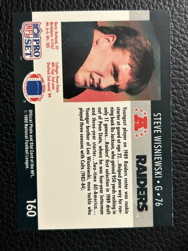 1990 Pro Set Football - - Pick A Card -#3 - #175 +LL +RC +HOF - Picture 427 of 471
