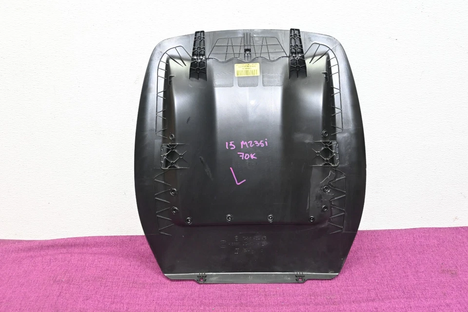 Respaldo asiento delantero izquierdo bmw f22 2 3 4 series m235i con bolsillo negro OEM 70k Foto 4 de 4