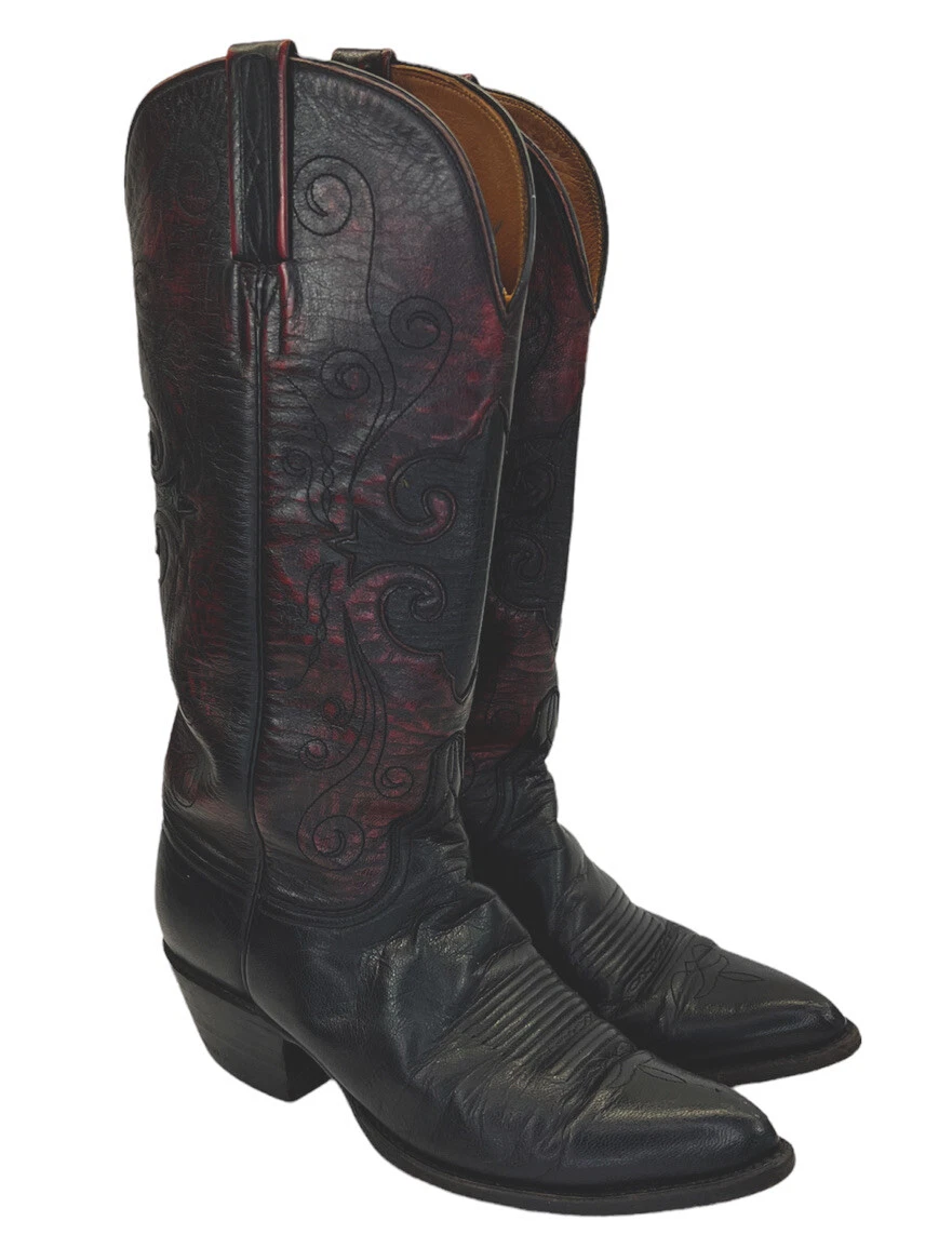 Black lucchese sale women's boots