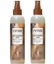2 Ambi Even and Clear Pore Minimizing Clarifying Toner 8oz each