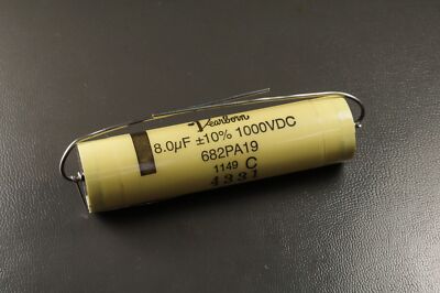 682PA19 Dearborn Film Capacitor 8.0uF 10% 1000VDC Metalized Polypropylene NOS