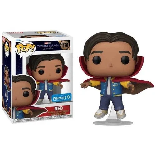 Funko Pop Marvel #1170 Spider-Man No Way Home Ned with Cloak Walmart Exclusive
