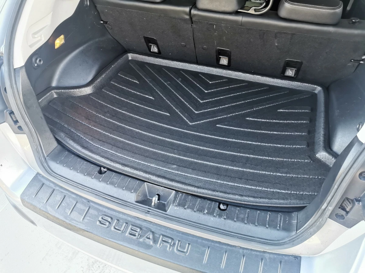 Cargo Trunk Mat Boot Liner Plastic Foam Raised Lip for Subaru XV