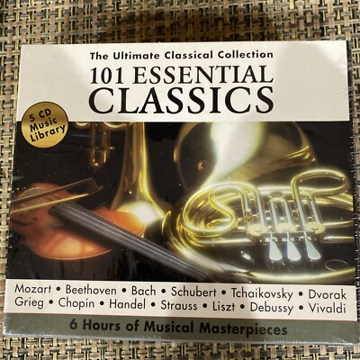 101 ESSENTIAL CLASSICS 5CD LIBRARY: Box set BRAND NEW SEALED 5 CDs | eBay