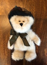 Boyds Bears WIXIE LEE HACKETT Retired  2001 6&rdquo; Plush w/Black Velvet Hat, Bow