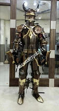 Collectible Knight Suit of Armor Ancient Wearable German Full Body Armor Costume