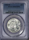 1963-D Franklin Half Dollar 50c PCGS MS64 FBL