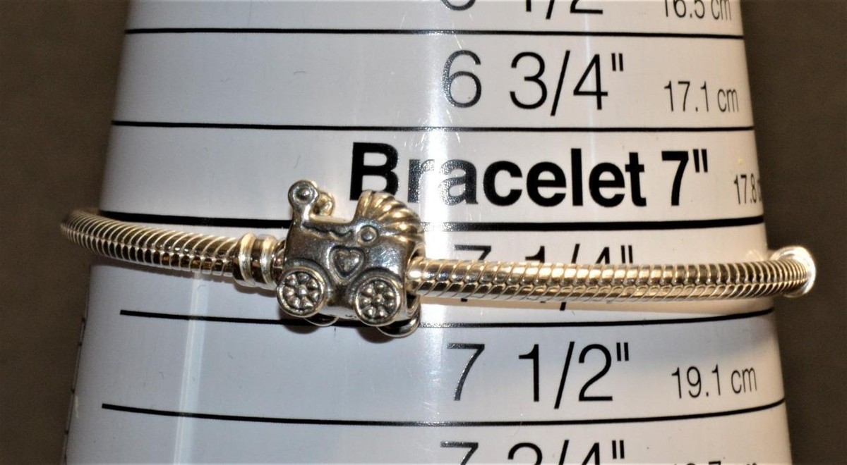 Signed 925 Pandora Sterling Silver 8 1/2