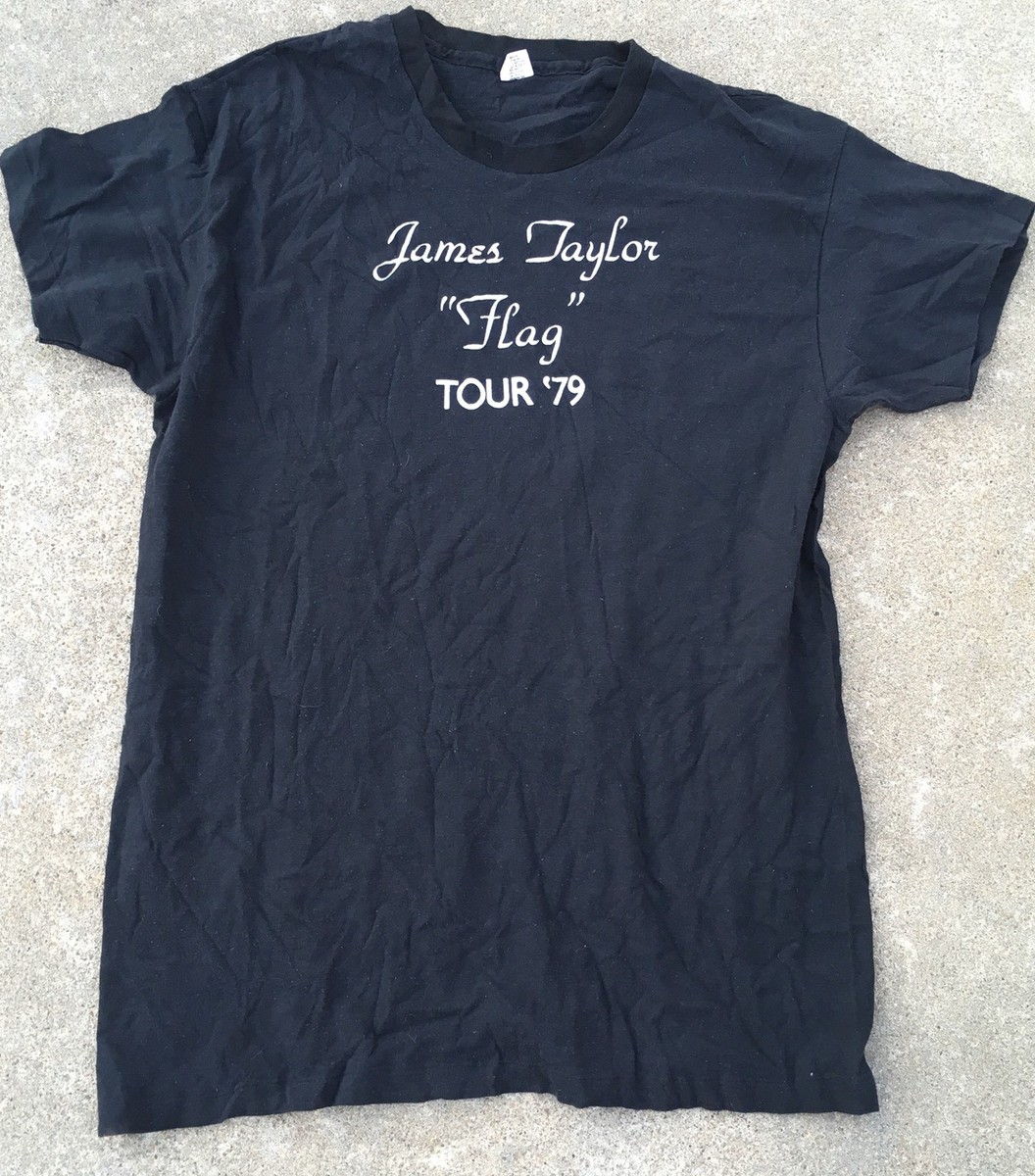 James Taylor TOUR '79 Tシャツ Vintage James Taylor “Flag” Tour '79 T-Shirt XL 70s 1970s