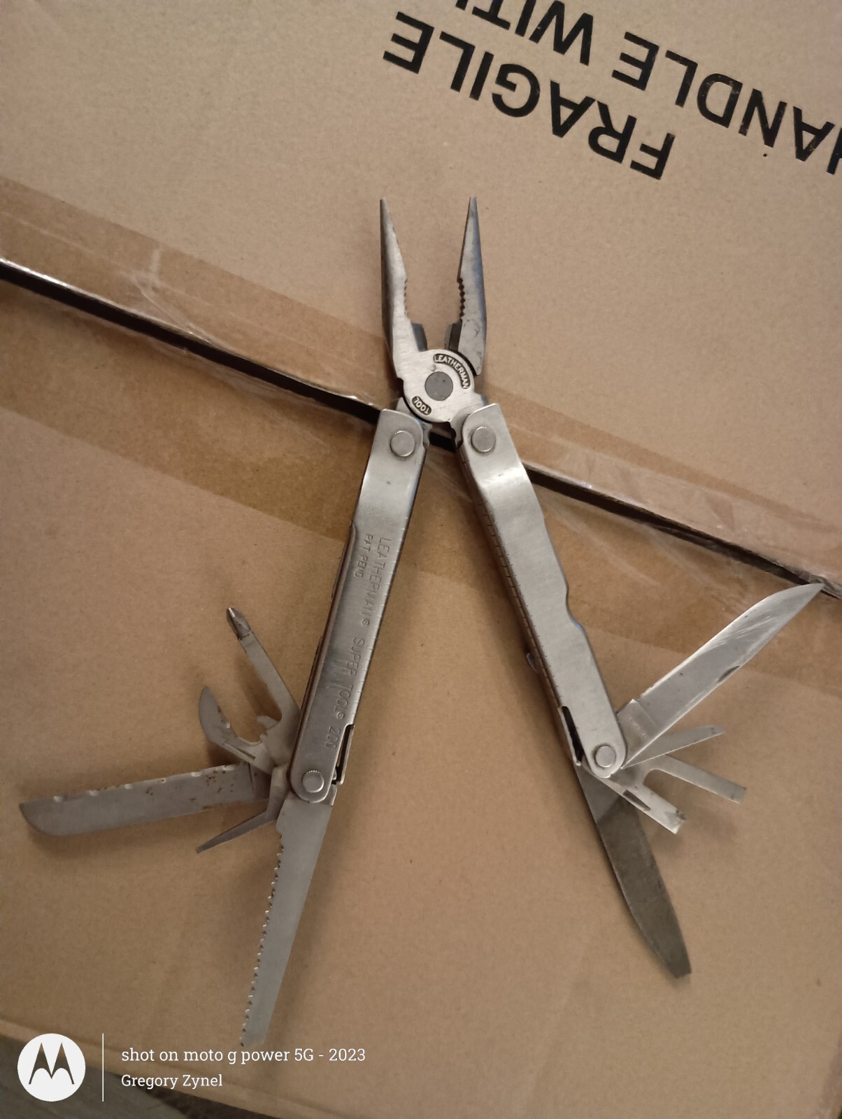 vintage 🔪 Leatherman Super Tool 200 Multi Tool with Leather Sheath eBay