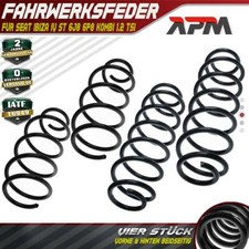 4x Federn Fahrwerksfeder Vorne Hinten für Seat Ibiza IV ST 6J8 6P8 Kombi 1.2 TSi