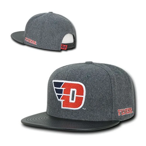 Dayton University UD Flyers Wool Flat Bill Snapback Baseball Cap Hat
