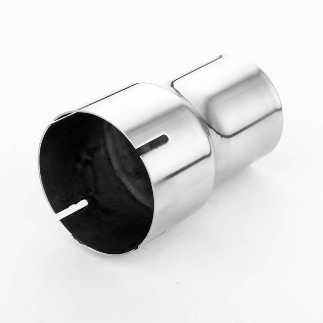 Exhaust Pipe Connector Sleeve Tube Joiner Stainless Slot Side 3" ID to