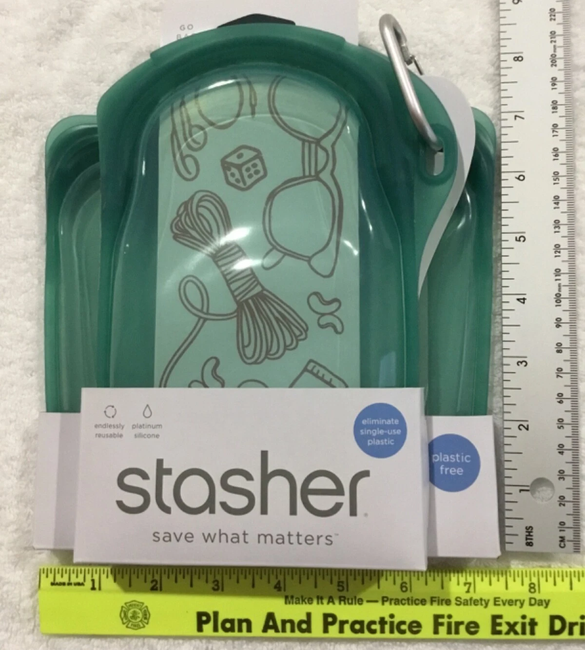 Stasher Sandwich and Go Bag Lot Reusable Storage Green WATERFALL NEW SHIPS FREE
Opens in a new windo