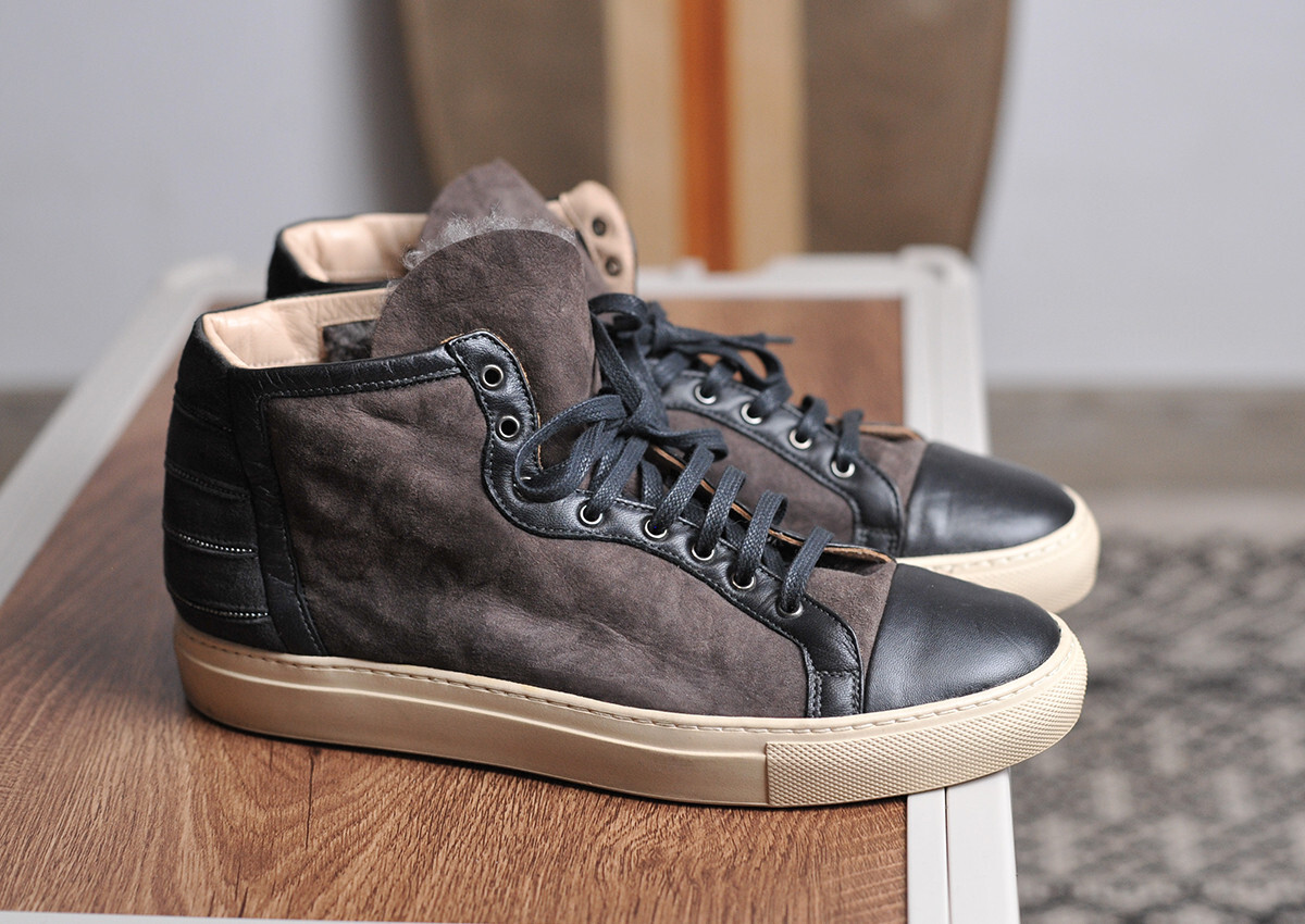 スニーカー Fabiana Filippi Suede Sneakers With Classic Lace-Up Design Womens FABIANA FILIPPI Leather Suede Sneakers Shoes size 38