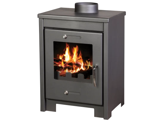 Wood Burning Multi fuel Ruby Stove 8kw Wood Burner Modern Stoves | eBay