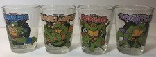 Teenage Mutant Ninja Turtles Shot Glasses Set of 4 Glassware 2011 Nickelodeon